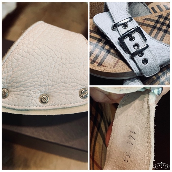 ❌SOLD❌✳️ BURBERRY GORG SLIDES/CLOGS EUC s 6.5-7✳️ - Picture 7 of 10